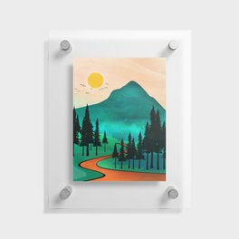 Towering Peak Floating Acrylic Print