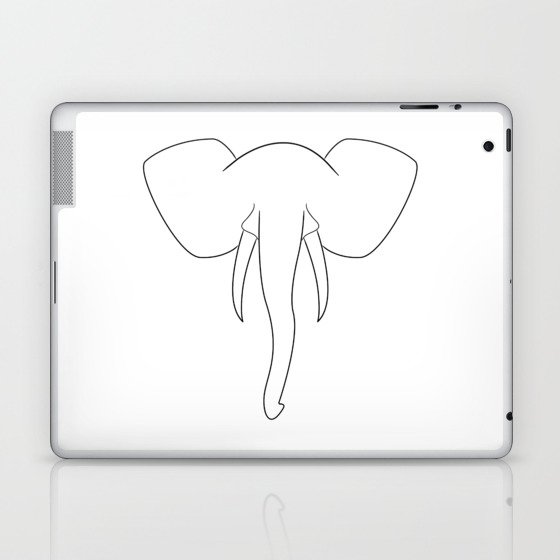 Elegant Elephant Laptop & iPad Skin