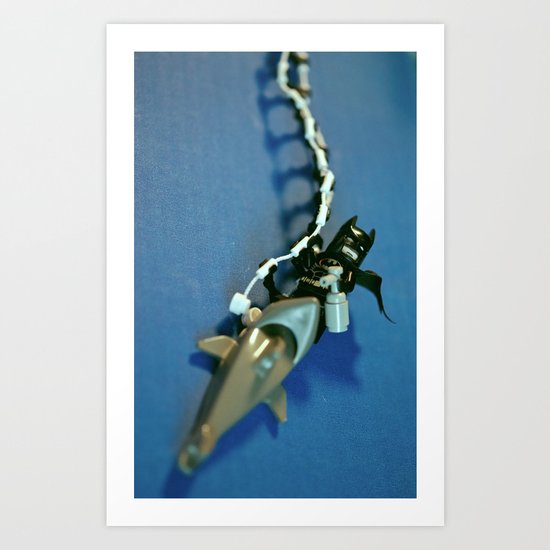 Shark Repellant Art Print