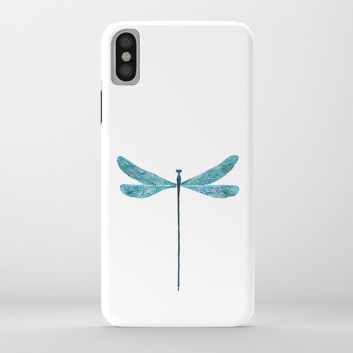 Dragonfly, watercolor iPhone Case