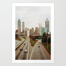 Atlanta Skyline Art Print