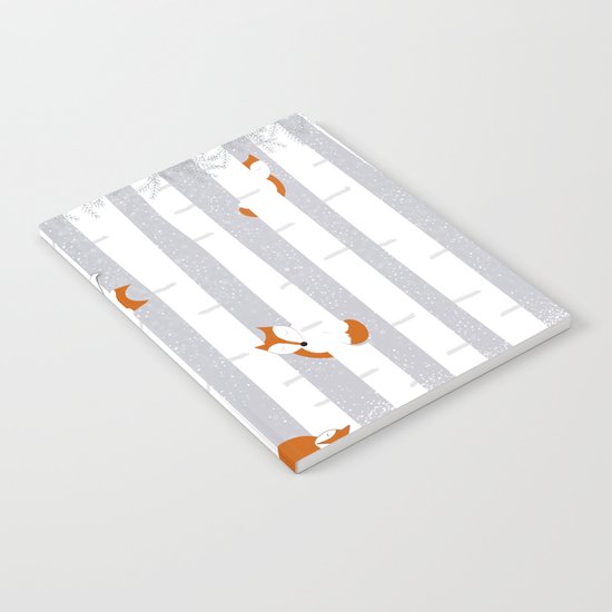 Playing in the snow Notebook