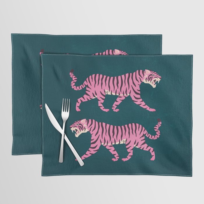 Fierce: Night Race Pink Tiger Edition Placemat