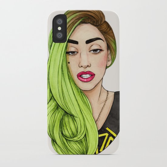 Lady Neon iPhone Case