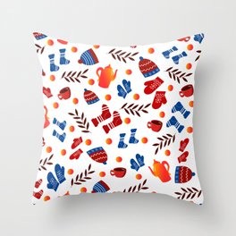 Hygge time Throw Pillow