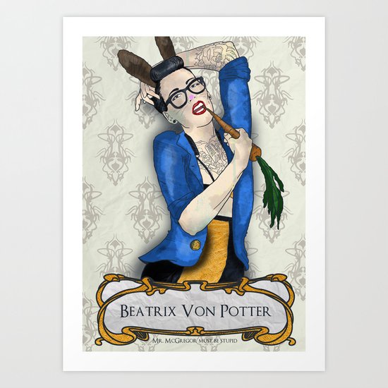 Mr McGregor Art Print