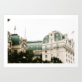 DC Hotel on a Summer Day Art Print