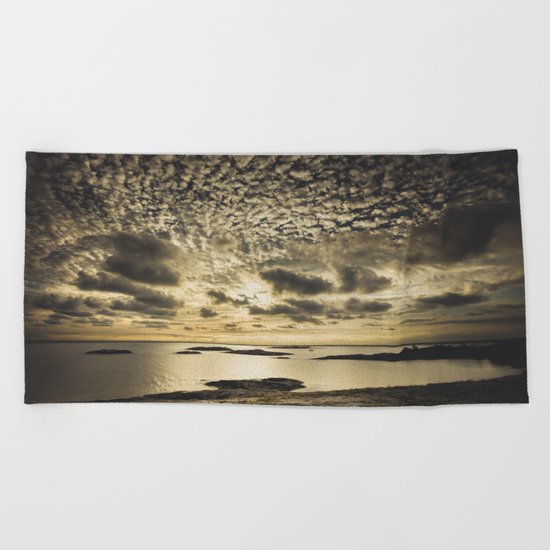 My perfect loneliness Beach Towel