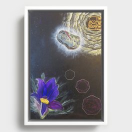 :: Pulse Of Anemone :: Framed Canvas