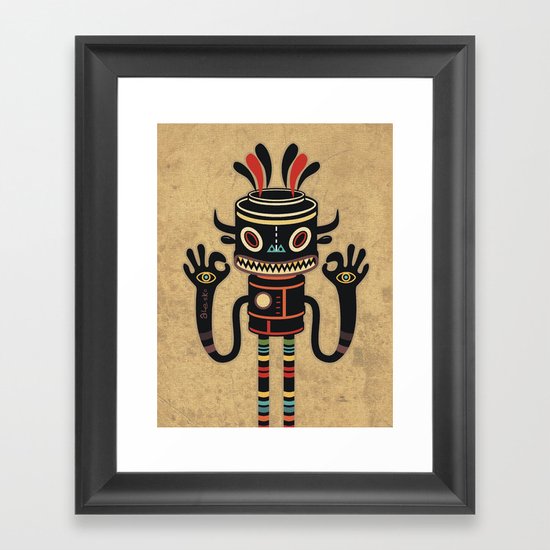 Tribe Gathering Framed Art Print