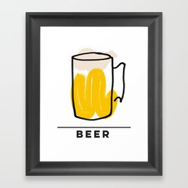 Beer Framed Art Print