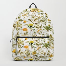 Vintage & Shabby Chic - Yellow Wildflowers Backpack