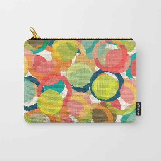 COLORFUL CIRCLES PATTERN Carry-All Pouch