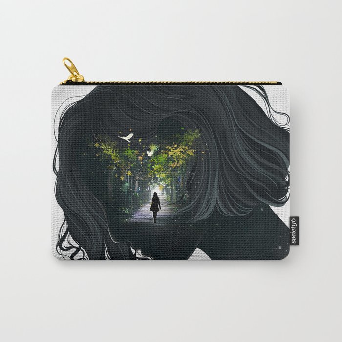 The reflection of peace.  Carry-All Pouch