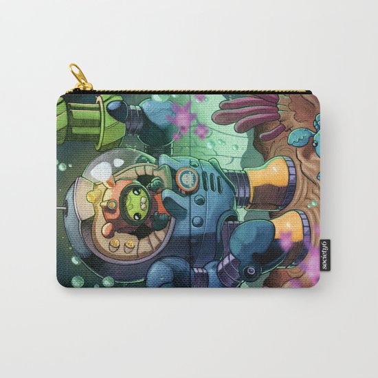 Tweak Bunny, in her Octo Max Suit Carry-All Pouch