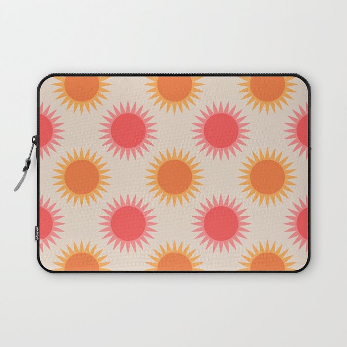 Sunshine Sunburst Pattern  Laptop Sleeve