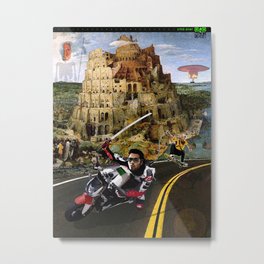 Snow Crash - Neal Stephenson Metal Print | Collage, Digital, Mixed Media, Movies & TV 