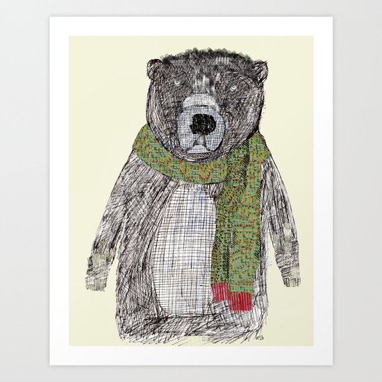 bear Art Print