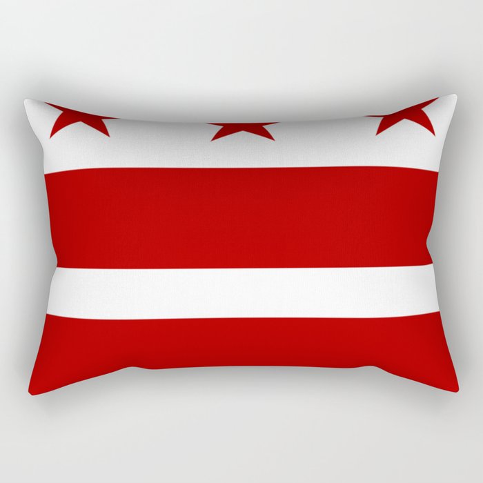 Washington DC District Of Columbia Flag Rectangular Pillow
