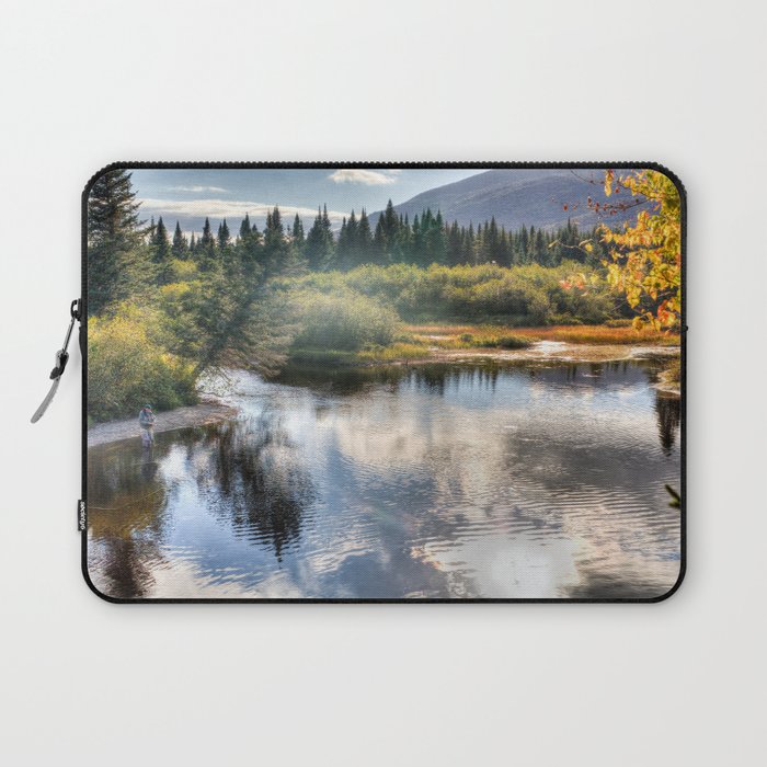 Fall Fly Fishing in Maine Laptop Sleeve