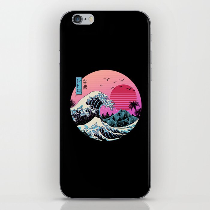 The Great Retro Wave iPhone Skin