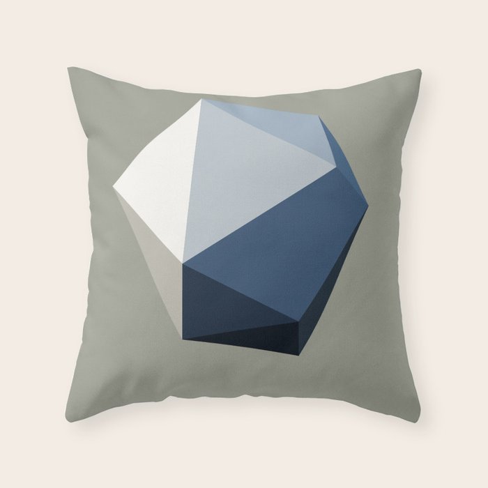 Minimal Geometric Polygon Art Throw Pillow by Yungsad Society6