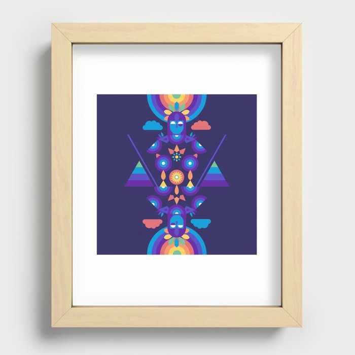 Rainbow Warrior Recessed Framed Print