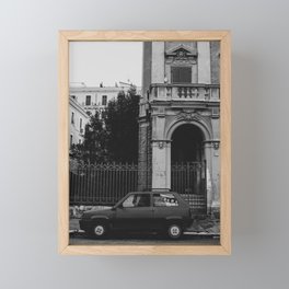 A European Car Framed Mini Art Print