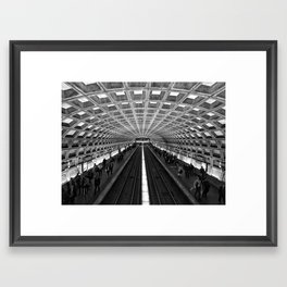 DC Metro Framed Art Print