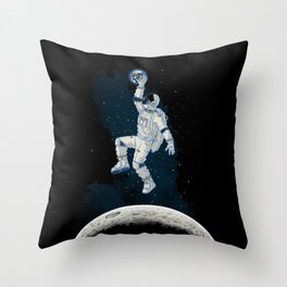 SPACE SLAM DUNK Throw Pillow