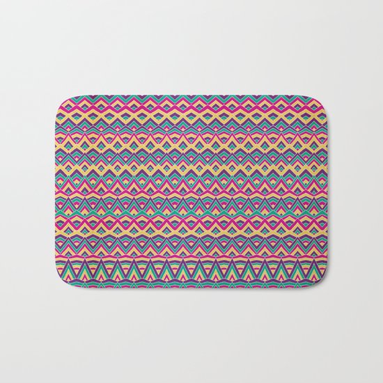 Native Mountain Peaks Bath Mat