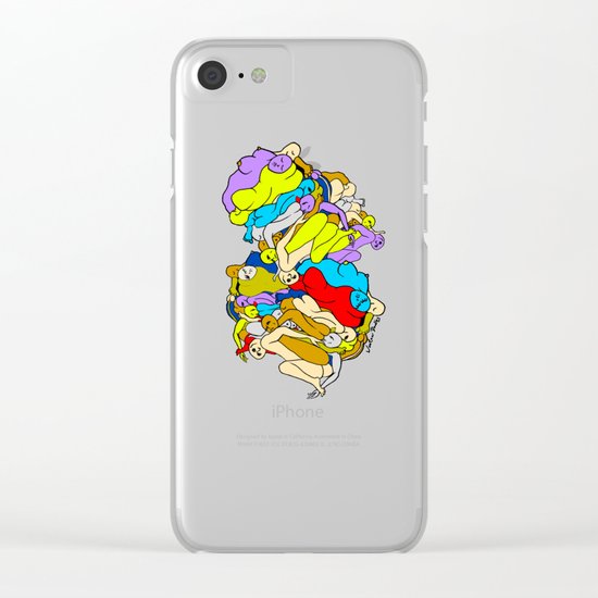 Pillow Talk Love Clear iPhone Case