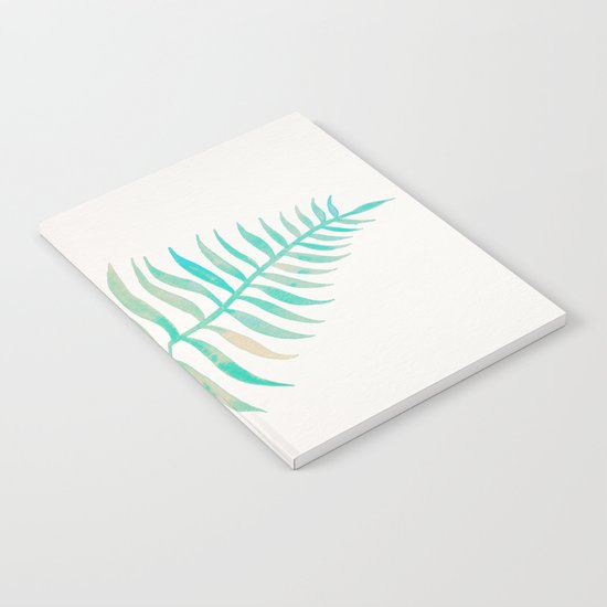 Palm Leaf – Sea Foam Palette Notebook