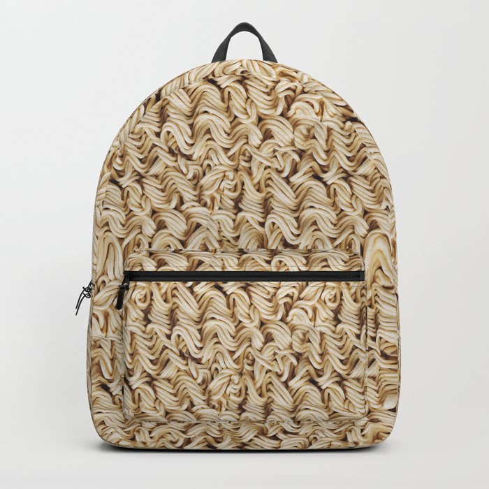 Instant Ramen Noodle Pattern Backpack