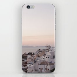 Dreamy Santorini Sunset #1 #wall #art #society6 iPhone Skin