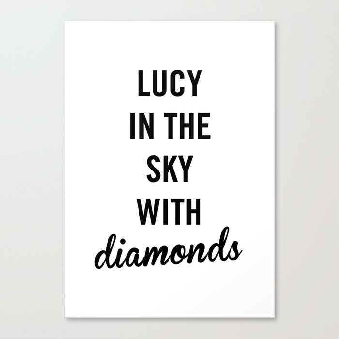 Lucy in the Sky with Diamonds Canvas Print