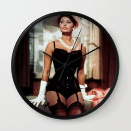 Sophia Loren Tribute Wall Clock