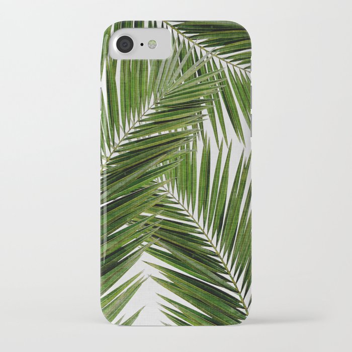palm leaf iii iphone case