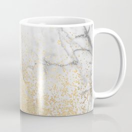 Gold Dust on Marble Coffee Mug