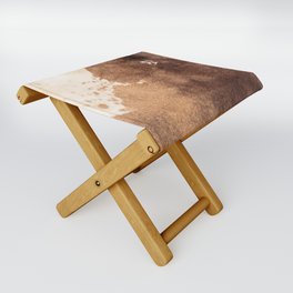 Faux Cowhide Leather [ii.2021] Folding Stool