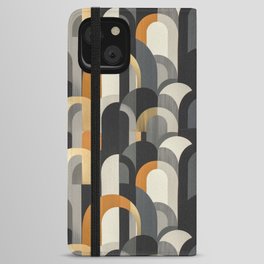 Geometric Elegance iPhone Wallet Case
