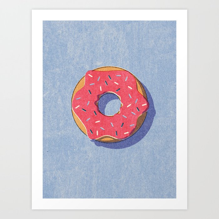 FAST FOOD / Donut Art Print