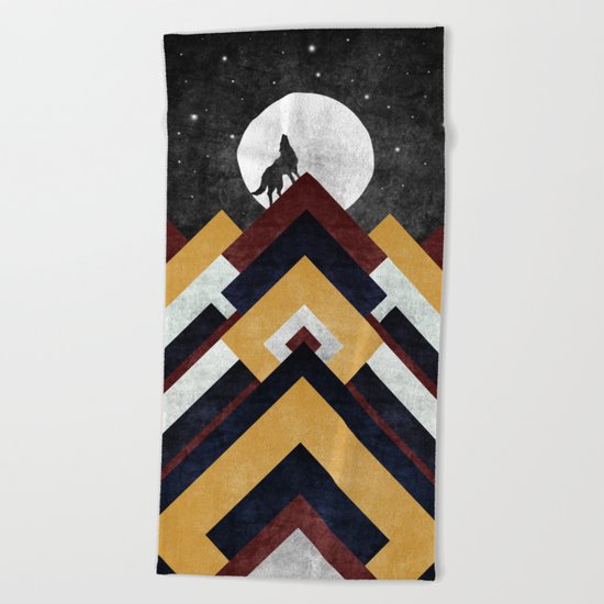 Wolf I Beach Towel