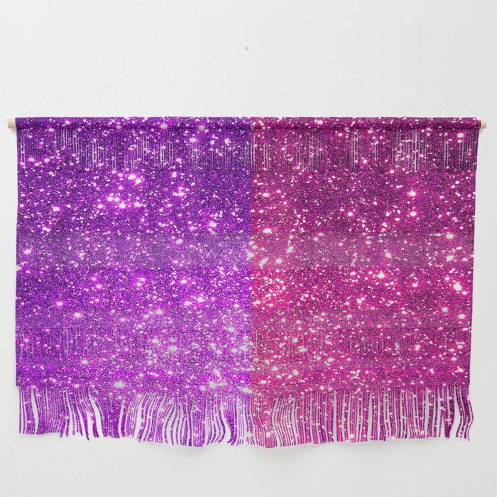 Purple And Pink Glitter Trendy Collection Wall Hanging