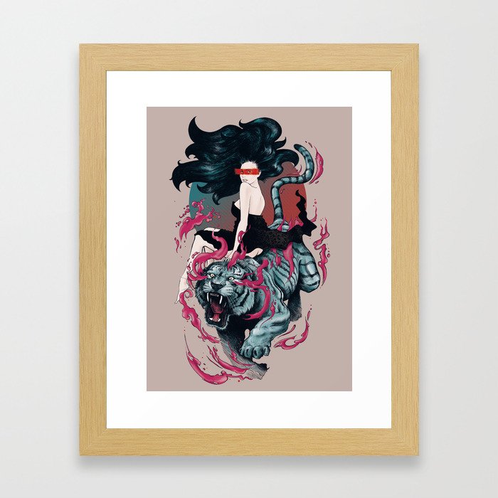 Beauty and the Beast Framed Art Print