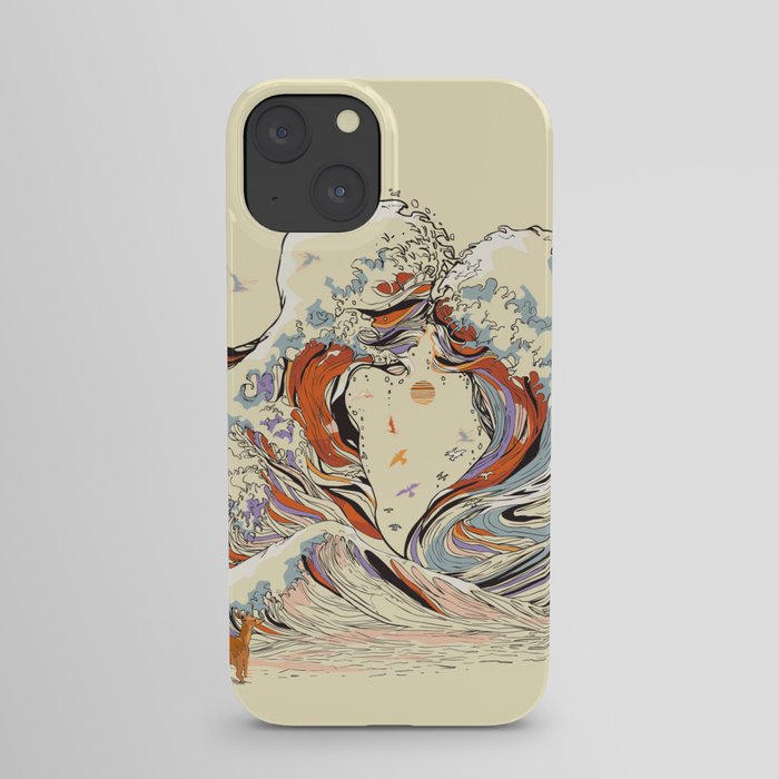 The Wave of Love iPhone Case