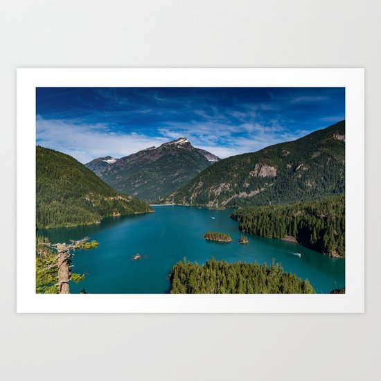 Lake Diablo Art Print
