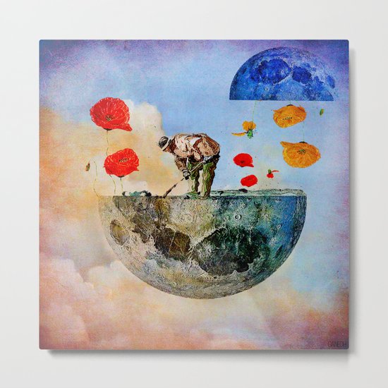 The gardener of the moon Metal Print