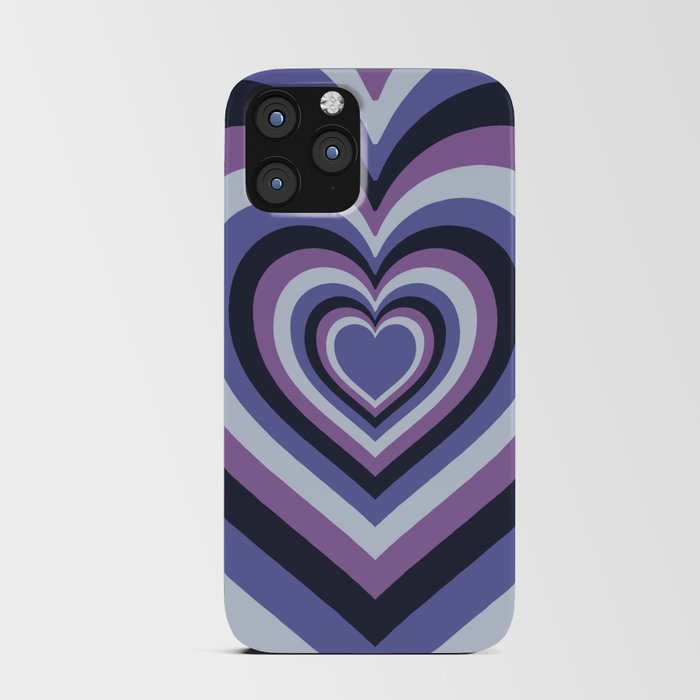 Groovy Purple Hearts (xii 2021) iPhone Card Case