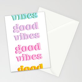 Good Vibes Stationery Card